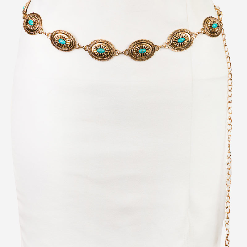 Drifter's Charm Turquoise Belt