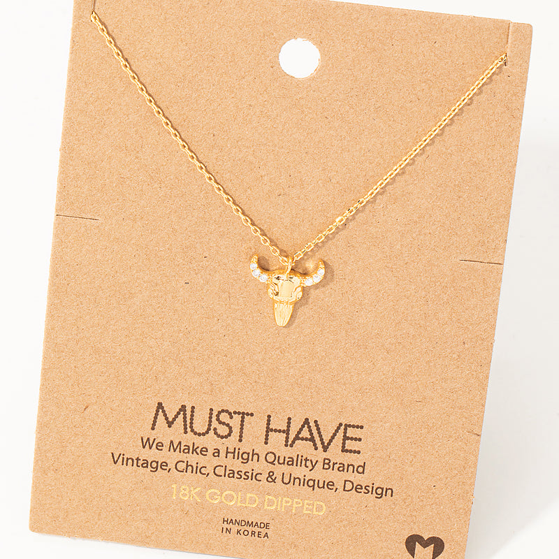 Desert Spirit Buffalo Necklace