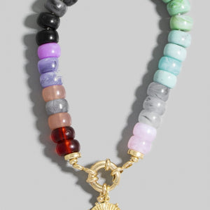 Radiant Heart Hues Beaded Bracelet