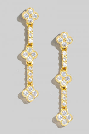 Clover Luxe Drop Earrings