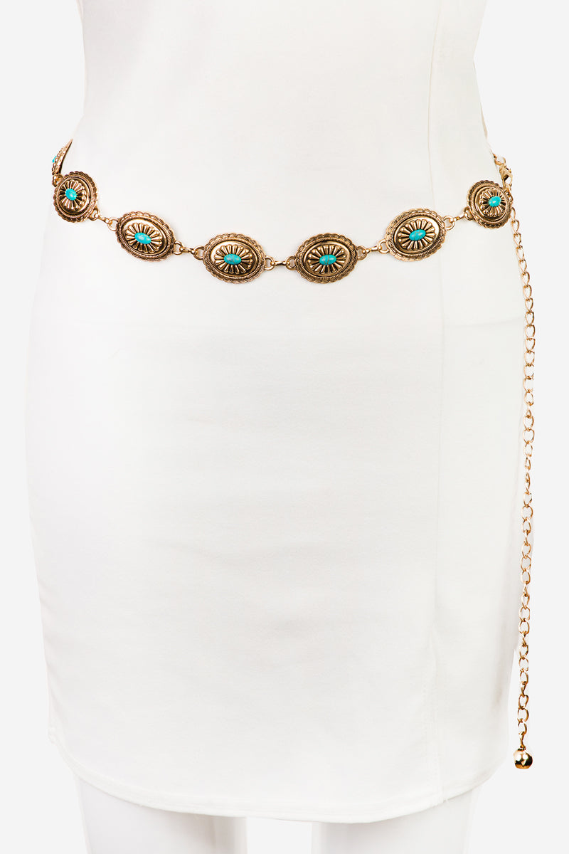 Drifter's Charm Turquoise Belt