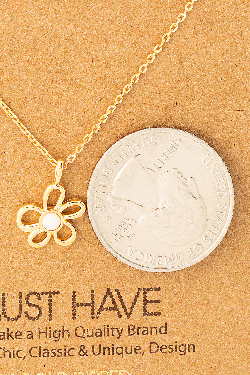 Sunbeam Petal Charm Necklace