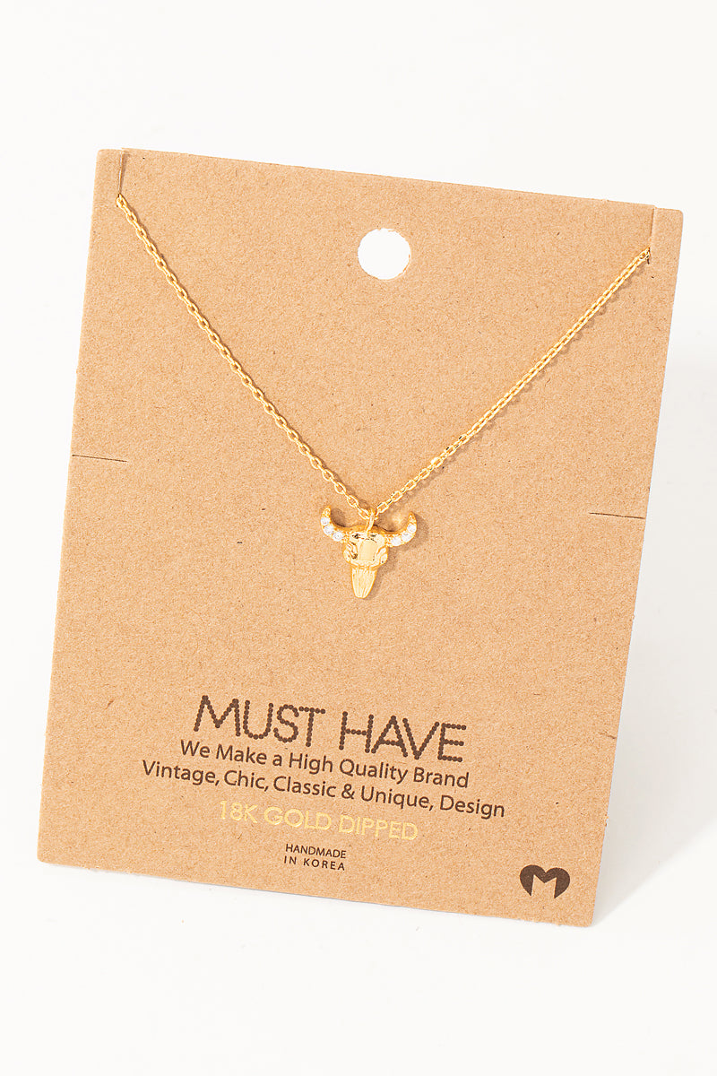 Desert Spirit Buffalo Necklace