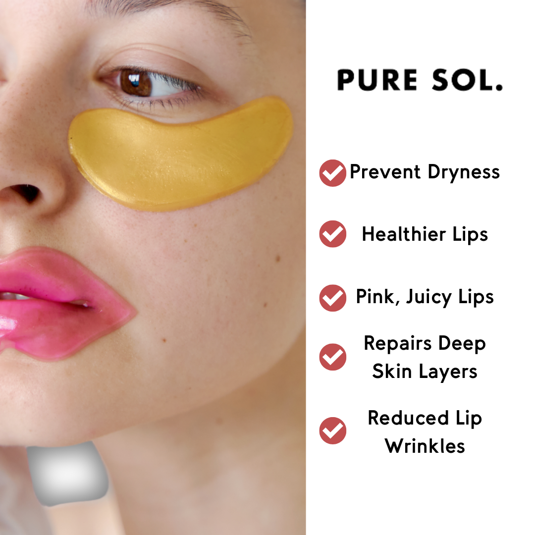 Pucker Up Baby - Cherry Blossom Hydrogel Collagen Lip Mask